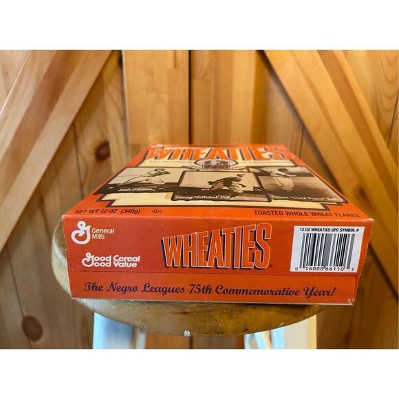 1996 The Negro Leagues 75th Commemorative Year EMPTY Wheaties Cereal Box - Picture 8 of 8